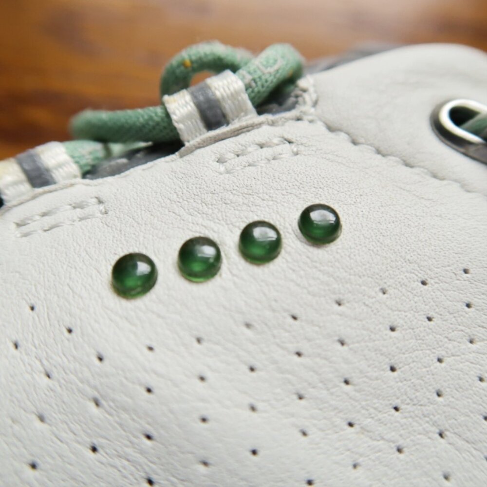 Ecco Athletic Shoes in White and Green